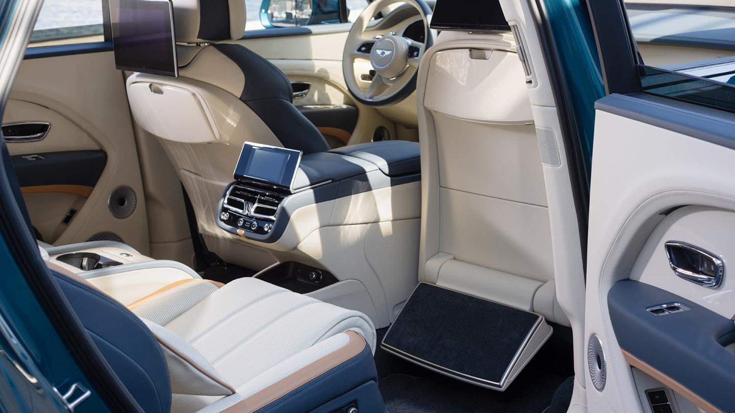 Bentley Bentayga EWB Azure Riviera Collection - rear interior