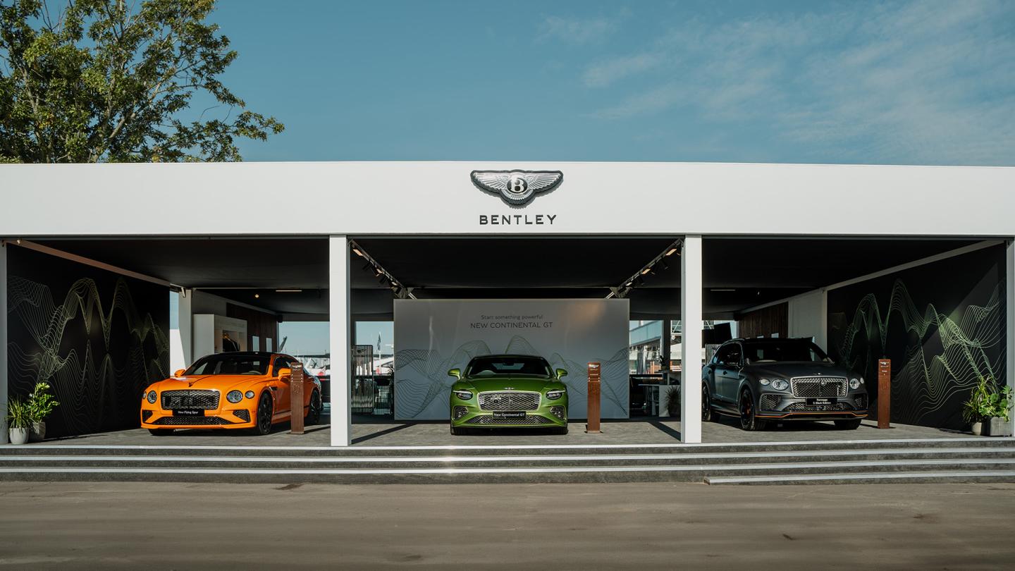 Bentley stand at Southampton Boat Show