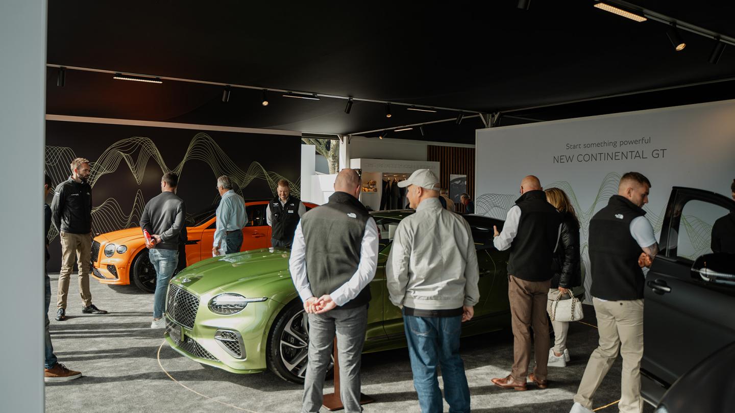 Bentley stand at Southampton Boat Show