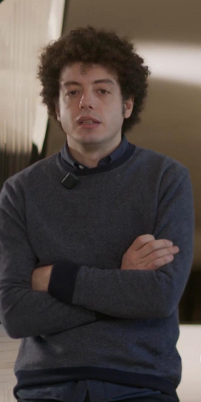 Francesco Forcellini standing with crossed arms